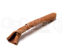 Cinnamon stick isolated on white