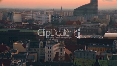 View from the Church St Elizabeth, Wroclaw, Poland