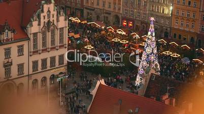 View from the Church St Elizabeth, Wroclaw, Poland