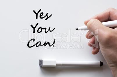 Yes you can written on whiteboard