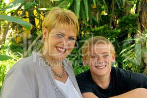 Mother and Son Portrait