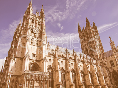 Canterbury Cathedral vintage