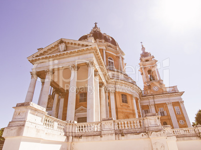 Basilica di Superga, Turin, Italy vintage