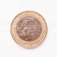 Belgian 1 Euro coin vintage