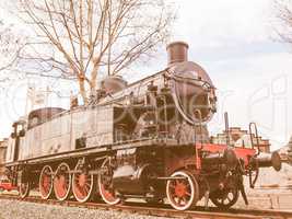 Steam train vintage