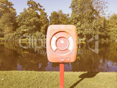 Life buoy vintage