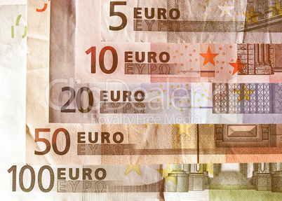 Euro note vintage