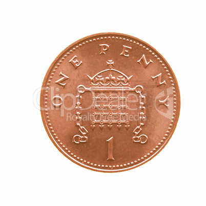 Coin isolated vintage