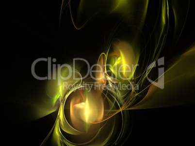 image of one Digital Fractal on Black Color image of one Digital Fractal on Black Color