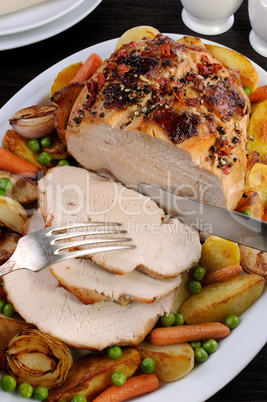 Roasted turkey breast