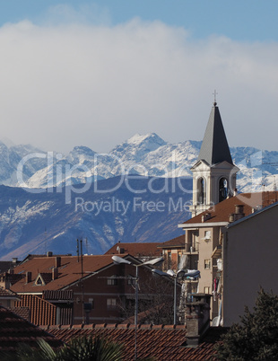 View of Settimo, Italy