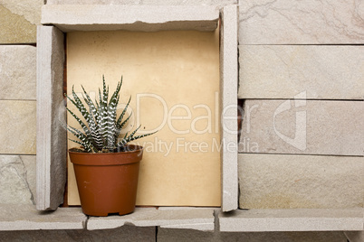 Window in a stone wall