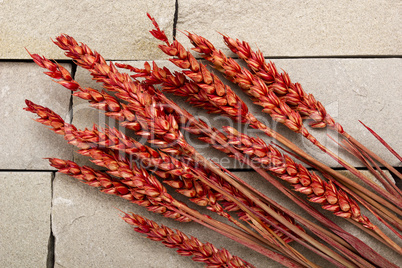 Spikes on a stone background