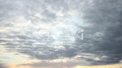 Time Lapse Clouds with SUnrise