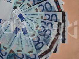Twenty Euro notes