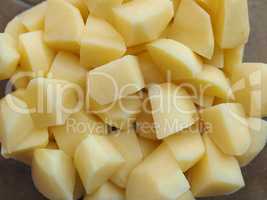 Diced potato vegetables