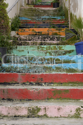 Treppe in Kusadasi, Türkei