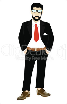 businessman in suit.eps