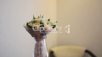 wedding bouquet in a vase