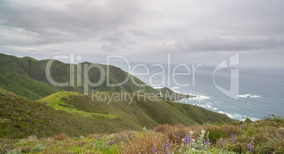 Pacific Ocean from Garrapata State Park, Monterey Coast, Central California