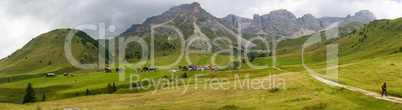 Fuciade Valley in the Dolomites