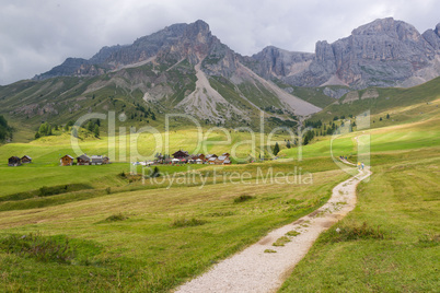 Fuciade Valley in the Dolomites