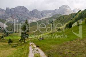 Fuciade Valley in the Dolomites