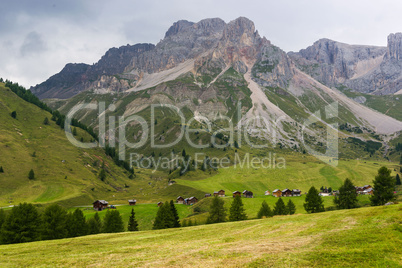 Fuciade Valley in the Dolomites