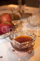 Decoration of a Persian wedding table