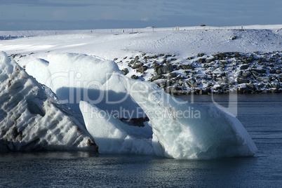 Glacier lagoon Jokulsarlon, Iceland