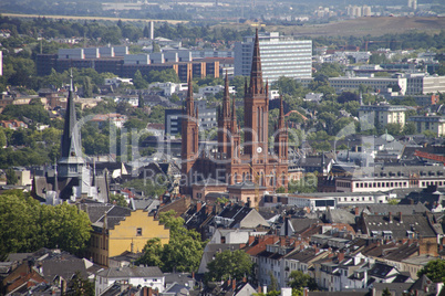 Blick auf Wiesbaden vom Neroberg
