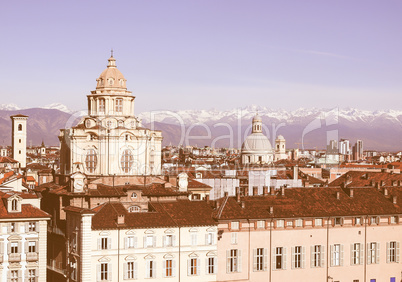 Piazza Castello, Turin vintage