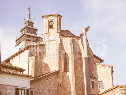 San Giorgio church in Chieri vintage