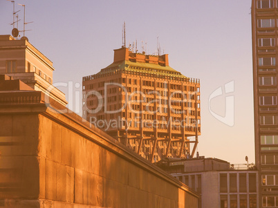 Torre Velasca Milan vintage