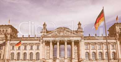 Reichstag in Berlin vintage