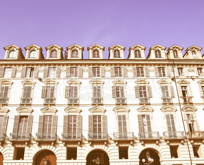 Piazza Castello, Turin vintage