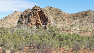 Corroboree Rock, East MacDonnell Ranges, Australien