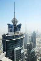 The view on Dubai cityscape, United Arab Emirates