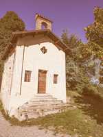 San Grato church in San Mauro vintage