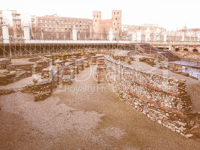 Roman Theatre Turin vintage