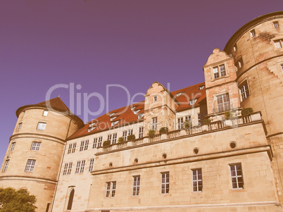 Altes Schloss (Old Castle) Stuttgart vintage