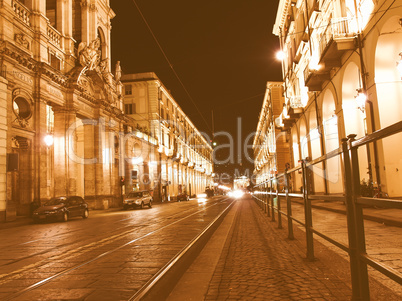 Via Po, Turin vintage