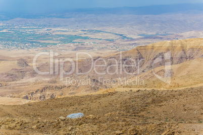 desert mountain landscape, Jordan, Middle East