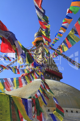 Boudhanath in Kathmandu, Nepal.