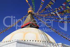 Boudhanath in Kathmandu, Nepal.