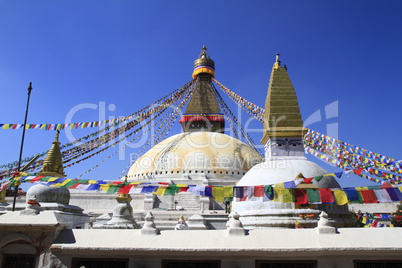Boudhanath in Kathmandu, Nepal.