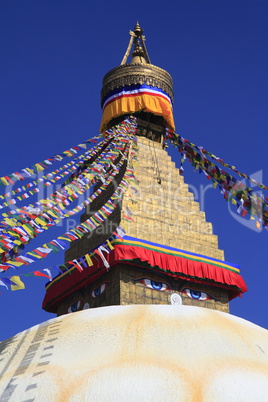 Boudhanath in Kathmandu, Nepal.