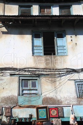 Medieval buildings surrounding Swayambhunath