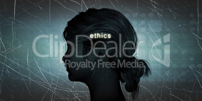 Woman Facing Ethics