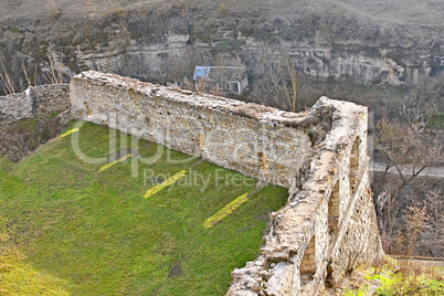 Ancient walls of the old fortress